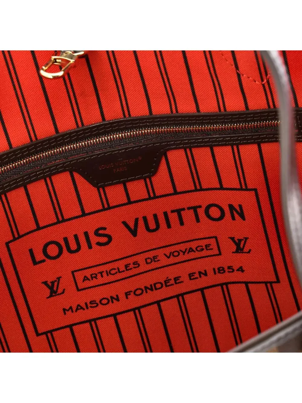 Louis Vuitton Neverfull Nm Tote Damier #253691L19B